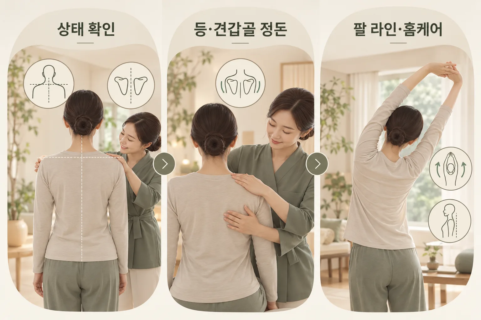 관리 진행 3분할